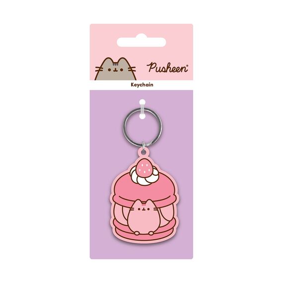 Brelok gumowy Pusheen - Macarons