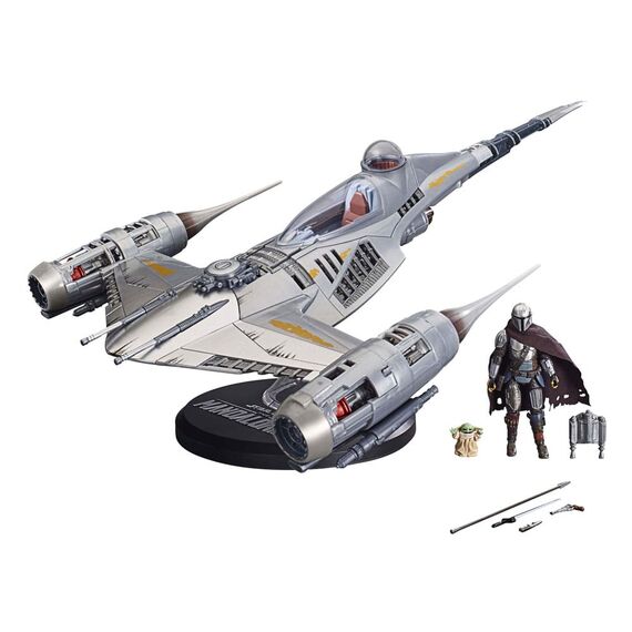 Pojazd z figurką Star Wars The Mandalorian Vintage Collection - The Mandalorian's N-1 Starfighter