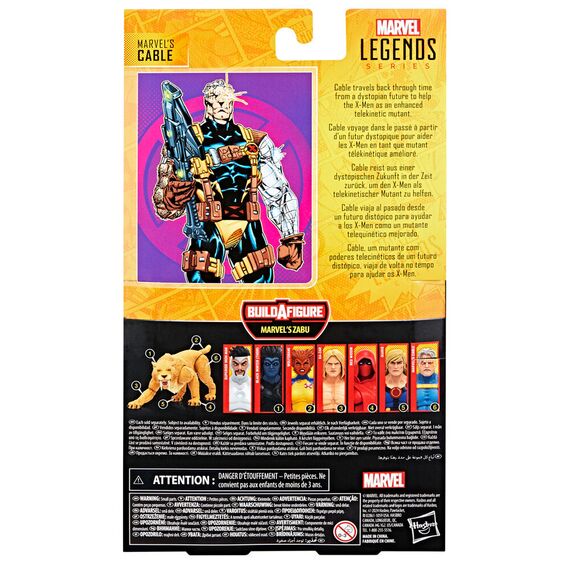 Figurka Marvel Legends - Marvel's Cable (BAF: Marvel's Zabu)- Zdjęcie 32