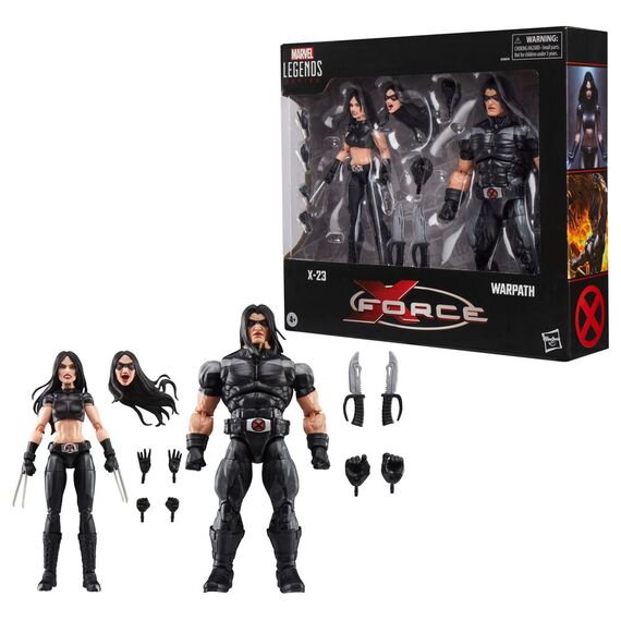 Zestaw 2 figurek X-Force Marvel Legends - Warpath & X-23- Zdjęcie 2