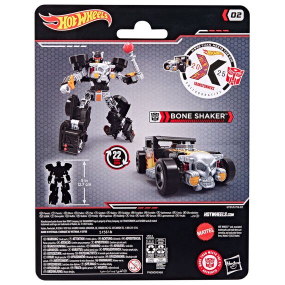 Figurka Transformers x Hot Wheels - Bone Shaker- Zdjęcie 11