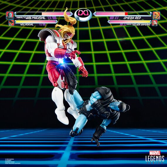 Zestaw 2 figurek Marvel Legends GamerVerse - War Machine vs. Omega Red- Zdjęcie 7
