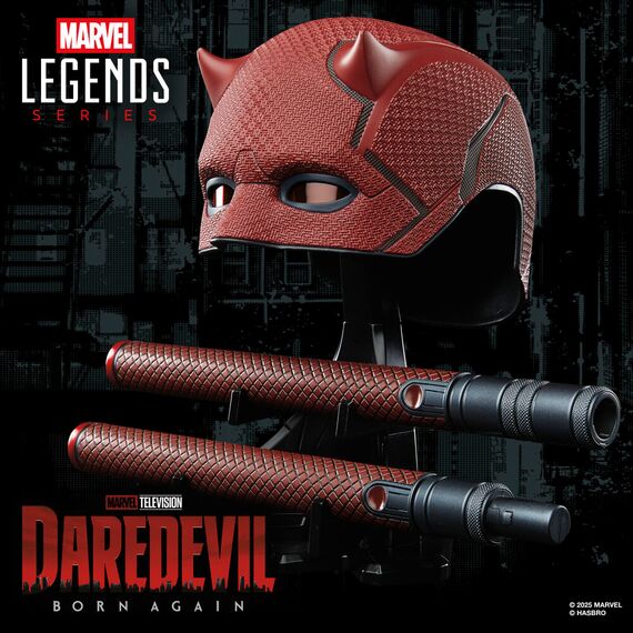 Repliki Daredevil: Born Again Marvel Legends 1/1 - Maska i Billy Club Daredevila- Zdjęcie 16