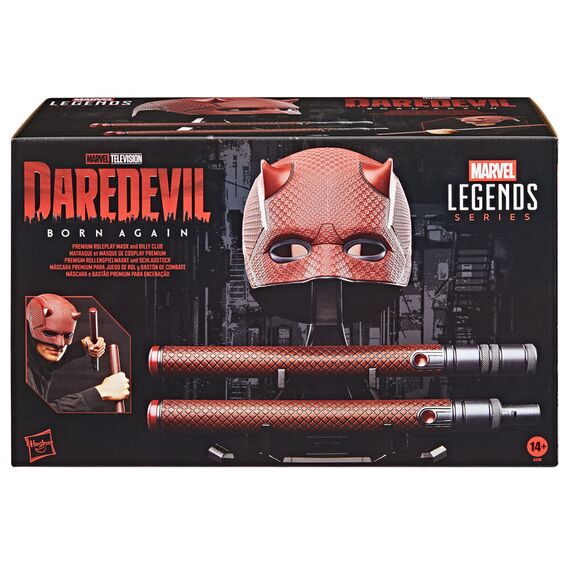 Repliki Daredevil: Born Again Marvel Legends 1/1 - Maska i Billy Club Daredevila- Zdjęcie 2