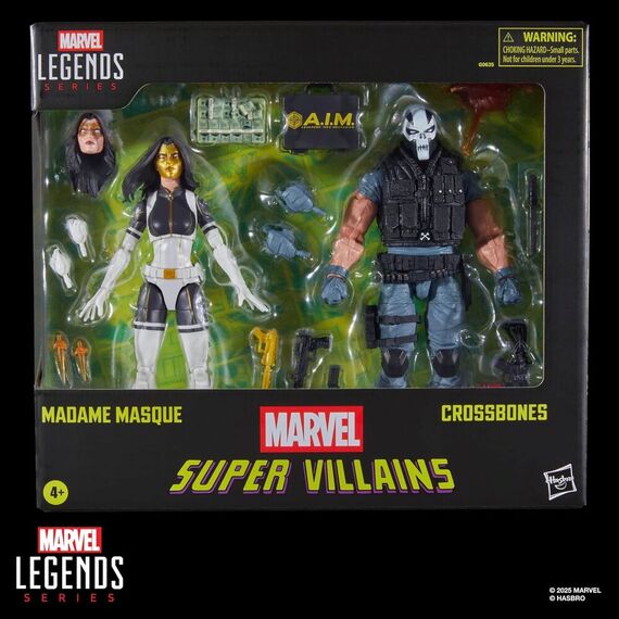 Zestaw 2 figurek Marvel Legends Super Villains - Madame Masque & Crossbones- Zdjęcie 2
