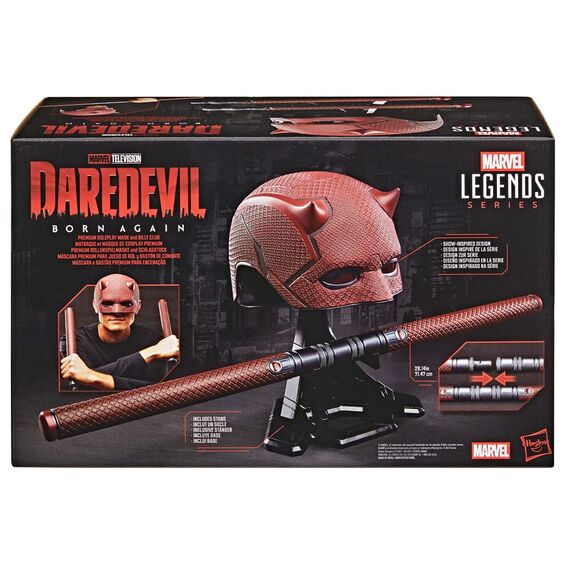 Repliki Daredevil: Born Again Marvel Legends 1/1 - Maska i Billy Club Daredevila