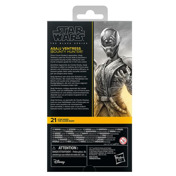 Figurka Star Wars: The Clone Wars Black Series - Asajj Ventress (Bounty Hunter)- Zdjęcie 21