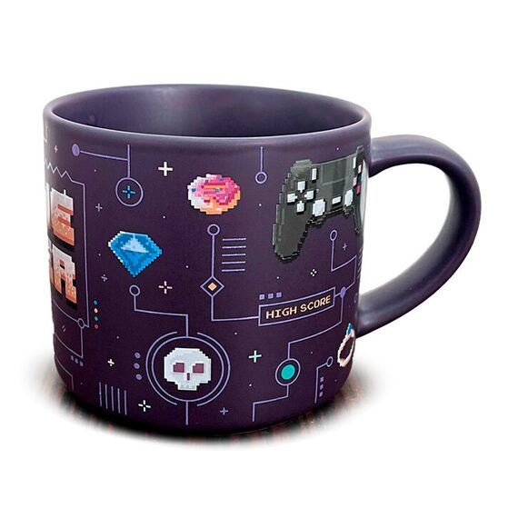 Duży kubek porcelanowy Game Over (470 ml)- Zdjęcie 3