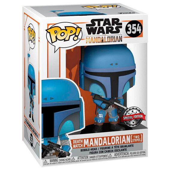 Figurka Star Wars The Mandalorian POP! - Death Watch Mandalorian (Two Stripes) (Special Edition)- Zdjęcie 5