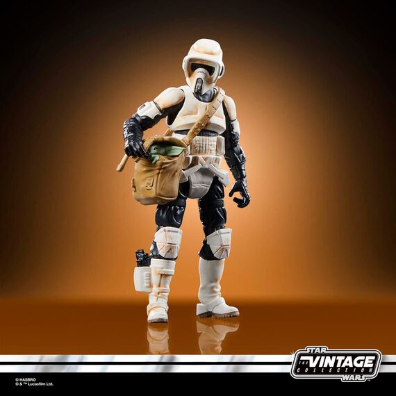 Pojazd z figurkami Star Wars The Mandalorian Vintage Collection - Speeder Bike w/Scout Trooper & Grogu- Zdjęcie 39