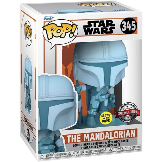 Figurka Star Wars: The Mandalorian POP! - The Mandalorian (Special Edition GITD) [345]- Zdjęcie 2