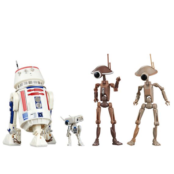 Zestaw 4 figurek Star Wars: The Mandalorian Black Series - R5-D4, BD-72 & Pit Droids- Zdjęcie 3