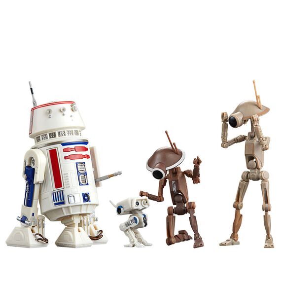 Zestaw 4 figurek Star Wars: The Mandalorian Black Series - R5-D4, BD-72 & Pit Droids- Zdjęcie 2
