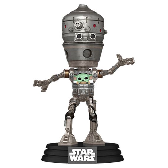 Figurka Star Wars: The Mandalorian POP! Deluxe - IG-12 with Grogu