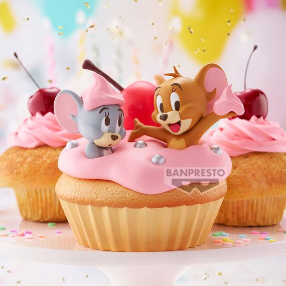Figurka Tom & Jerry Big Soft Vinyl - Jerry & Tuffy- Zdjęcie 2