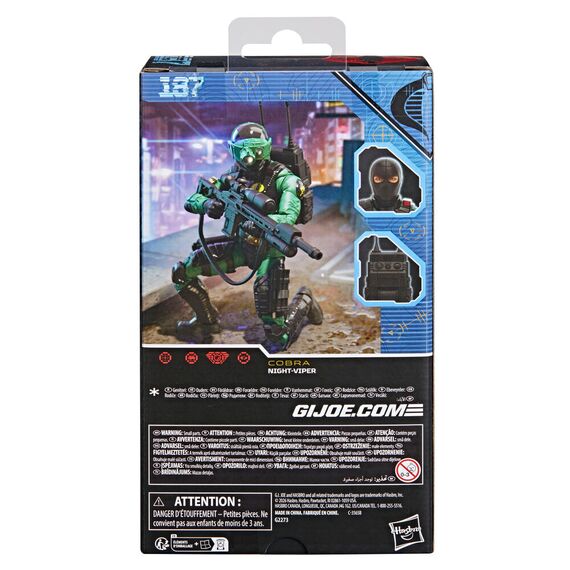 Figurka G.I. Joe Classified Series - Cobra Night-Viper- Zdjęcie 17