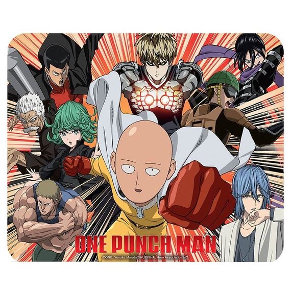 Podkładka materiałowa pod mysz One Punch Man - Bohaterowie