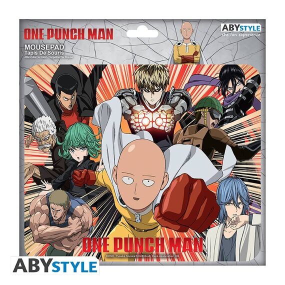 Podkładka materiałowa pod mysz One Punch Man - Bohaterowie- Zdjęcie 2