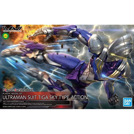 Figurka do złożenia Ultraman - Ultraman Suit Tiga Sky Type Action- Zdjęcie 7