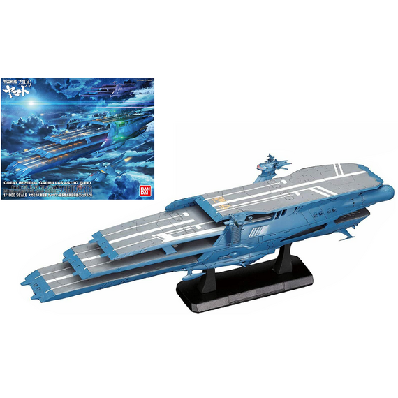Model do składania Space Battleship Yamato 2199 1/1000 - Gaiperon Multi-Level Space Carrier Schderg
