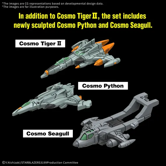 Model do składania Space Battleship Yamato 3199 1/1000 - EFCF Hyuga Class Battlecarrier DCV-01 Hyuga- Zdjęcie 4