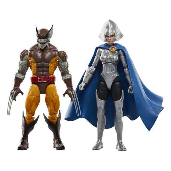 Zestaw 2 figurek Marvel Legends (Wolverine 50th Anniversary) - Wolverine & Lilandra Neramani