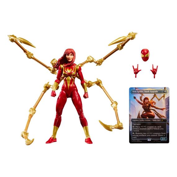 Figurka Marvel Legends (Spider-Man) x Magic: The Gathering - Mary Jane Watson (Iron Spider)- Zdjęcie 8
