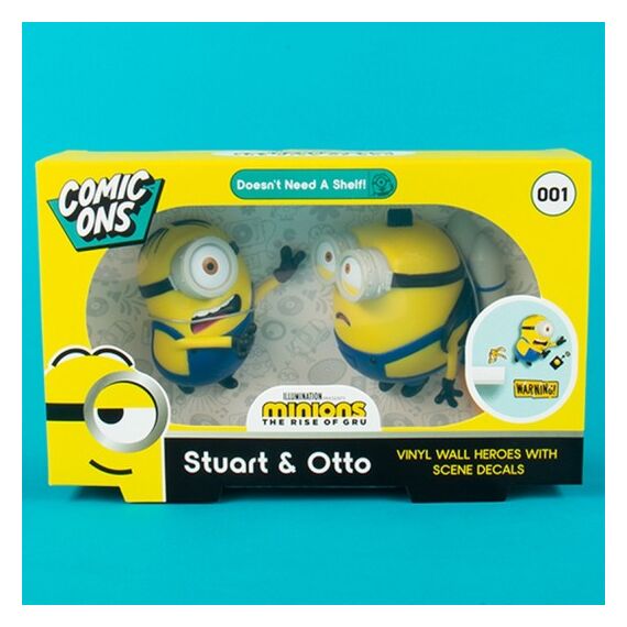 Naklejki na ścianę 3D Minionki Comic Ons - Stuart & Otto- Zdjęcie 4