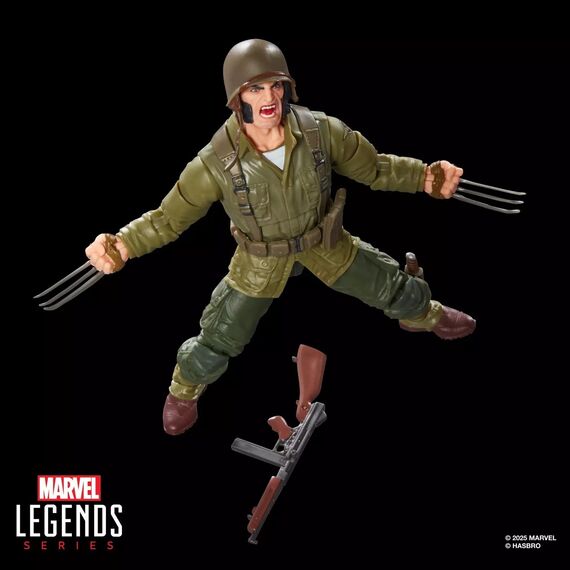 Figurka Marvel Legends - Wolverine (WWII Logan) [BAF Executioner]- Zdjęcie 3