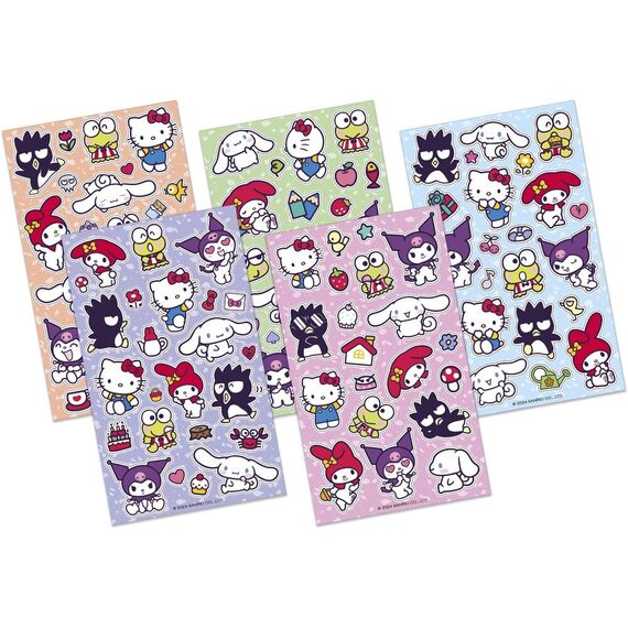 Naklejki Hello Kitty and Friends (5 arkuszy)- Zdjęcie 2