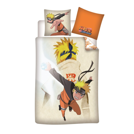 Komplet poszewek na pościel Naruto Shippuden - Naruto i Minato (140 x 200 cm)