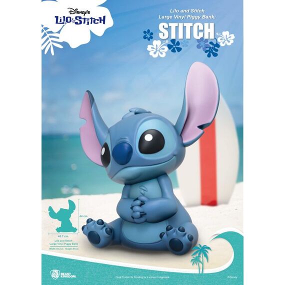 Figurka Skarbonka Disney Lilo in Stitch - Stitch (44 cm)- Zdjęcie 4