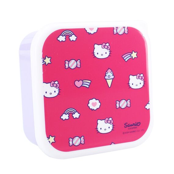 Zestaw 3 pojemników śniadaniowych Hello Kitty - Fresh Bites- Zdjęcie 4