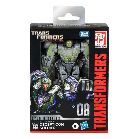 Figurka Transformers: War for Cybertron Generations Studio Series Deluxe Class - Gamer Edition Decepticon Soldier- Zdjęcie 4