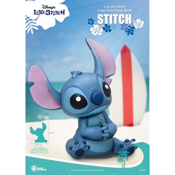 Figurka Skarbonka Disney Lilo in Stitch - Stitch (44 cm)- Zdjęcie 5