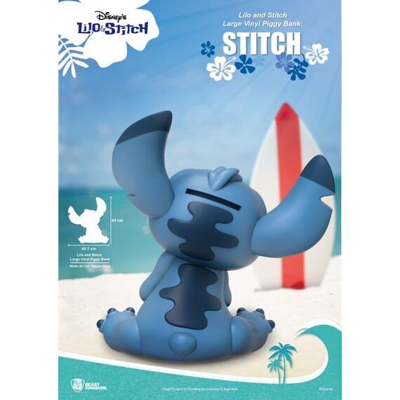 Figurka Skarbonka Disney Lilo in Stitch - Stitch (44 cm)- Zdjęcie 6