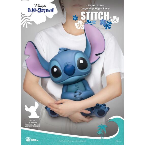 Figurka Skarbonka Disney Lilo in Stitch - Stitch (44 cm)- Zdjęcie 8