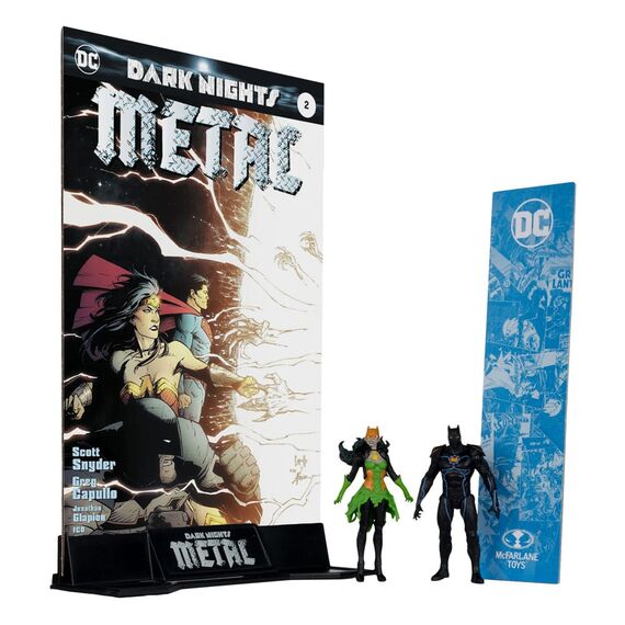 Zestaw 2 figurek z komiksem DC Direct Page Punchers - Batman of Earth-44 & Batman of Earth-11 (Dark Nights: Metal)