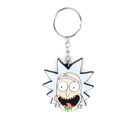 Brelok gumowy Rick and Morty - Głowa Ricka