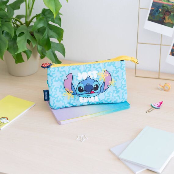 Piórnik Disney - Stitch Just Chill (potrójny)- Zdjęcie 4
