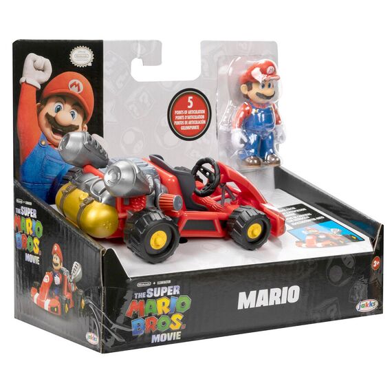 Figurka z pojazdem The Super Mario Bros. Movie - Mario z Gokartem- Zdjęcie 6