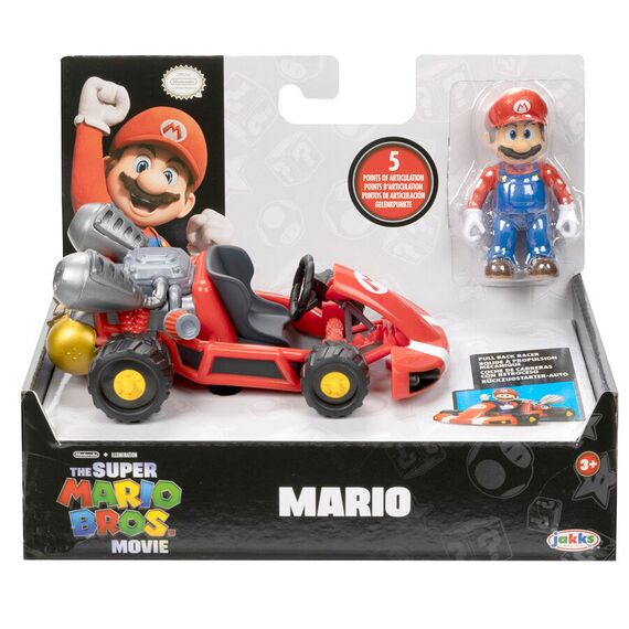 Figurka z pojazdem The Super Mario Bros. Movie - Mario z Gokartem- Zdjęcie 9
