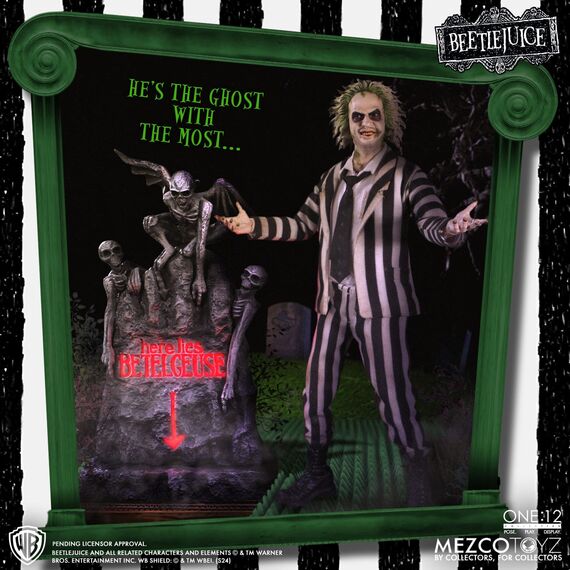 Figurka Beetlejuice (1988) The One:12 Collective 1/12 - Beetlejuice- Zdjęcie 2
