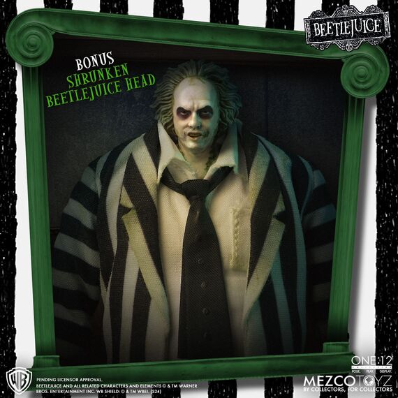 Figurka Beetlejuice (1988) The One:12 Collective 1/12 - Beetlejuice- Zdjęcie 4