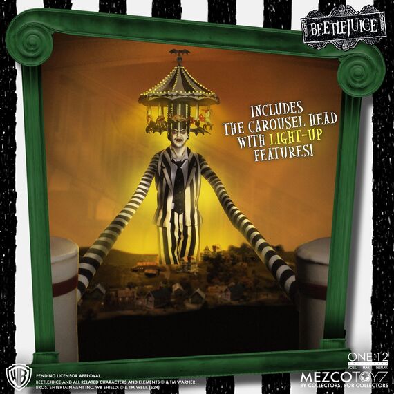 Figurka Beetlejuice (1988) The One:12 Collective 1/12 - Beetlejuice- Zdjęcie 5