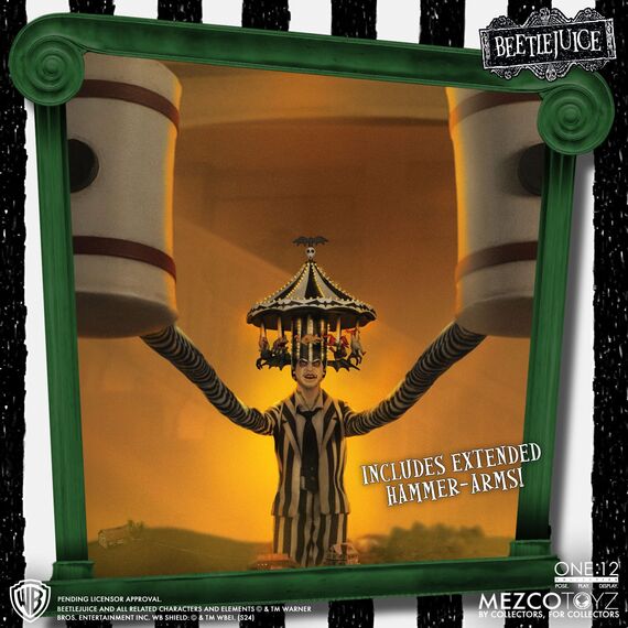 Figurka Beetlejuice (1988) The One:12 Collective 1/12 - Beetlejuice- Zdjęcie 6