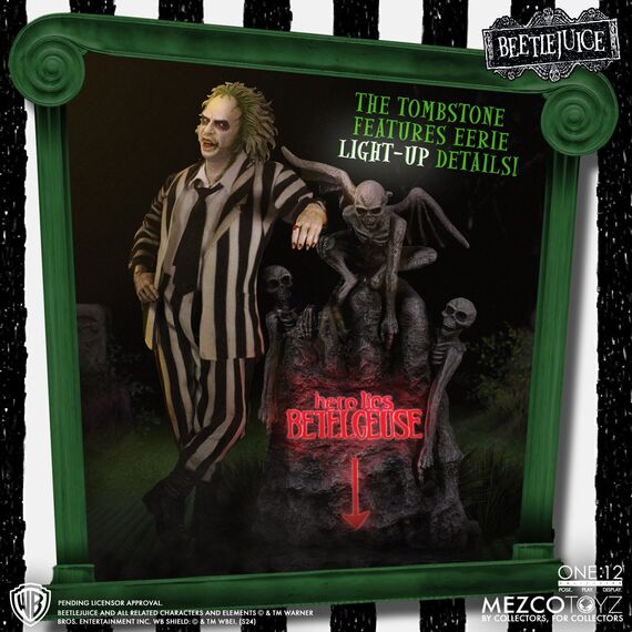 Figurka Beetlejuice (1988) The One:12 Collective 1/12 - Beetlejuice- Zdjęcie 8
