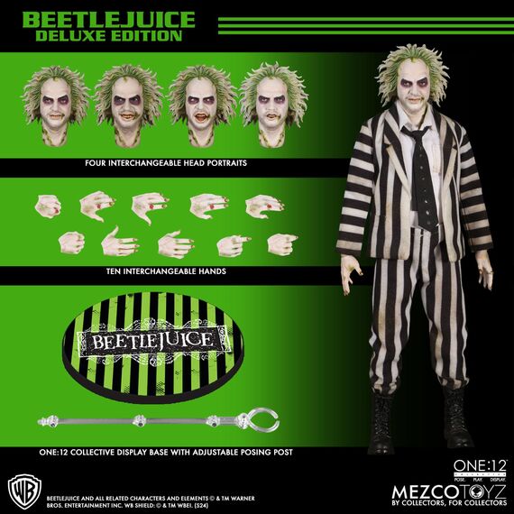 Figurka Beetlejuice (1988) The One:12 Collective 1/12 - Beetlejuice- Zdjęcie 13