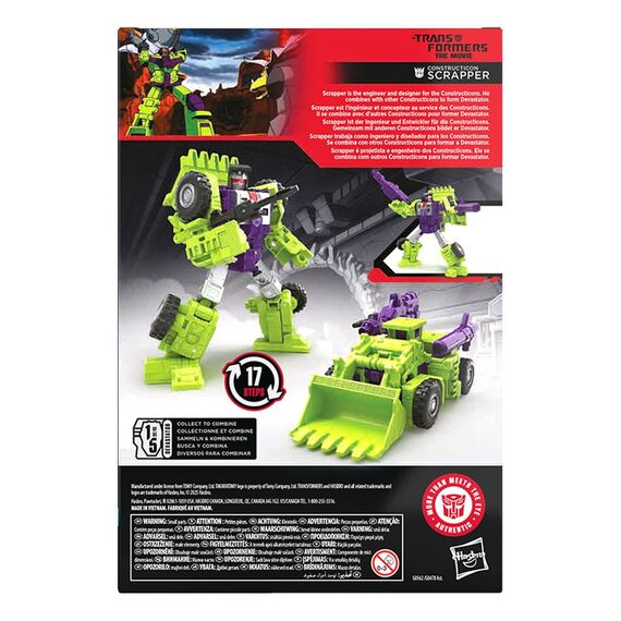 Figurka The Transformers: The Movie Studio Series Voyager Class - Constructicon Scrapper- Zdjęcie 7