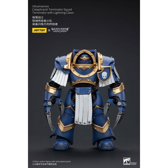 Figurka Warhammer Herezja Horusa 1/18 - Ultramarines Cataphractii Terminator Squad Terminator with Lightning Claws